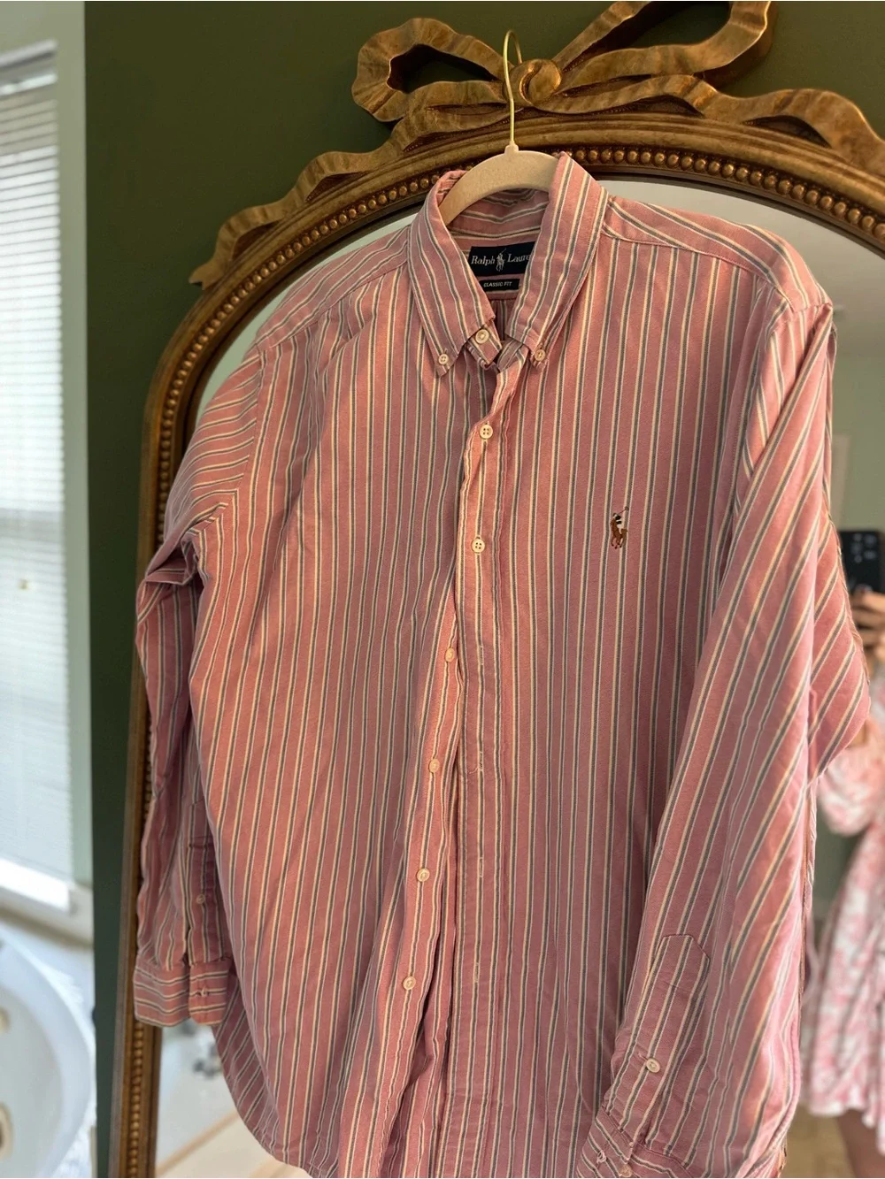 Polo by Ralph Lauren Pink Multi-Stripe Button-Down Shirt